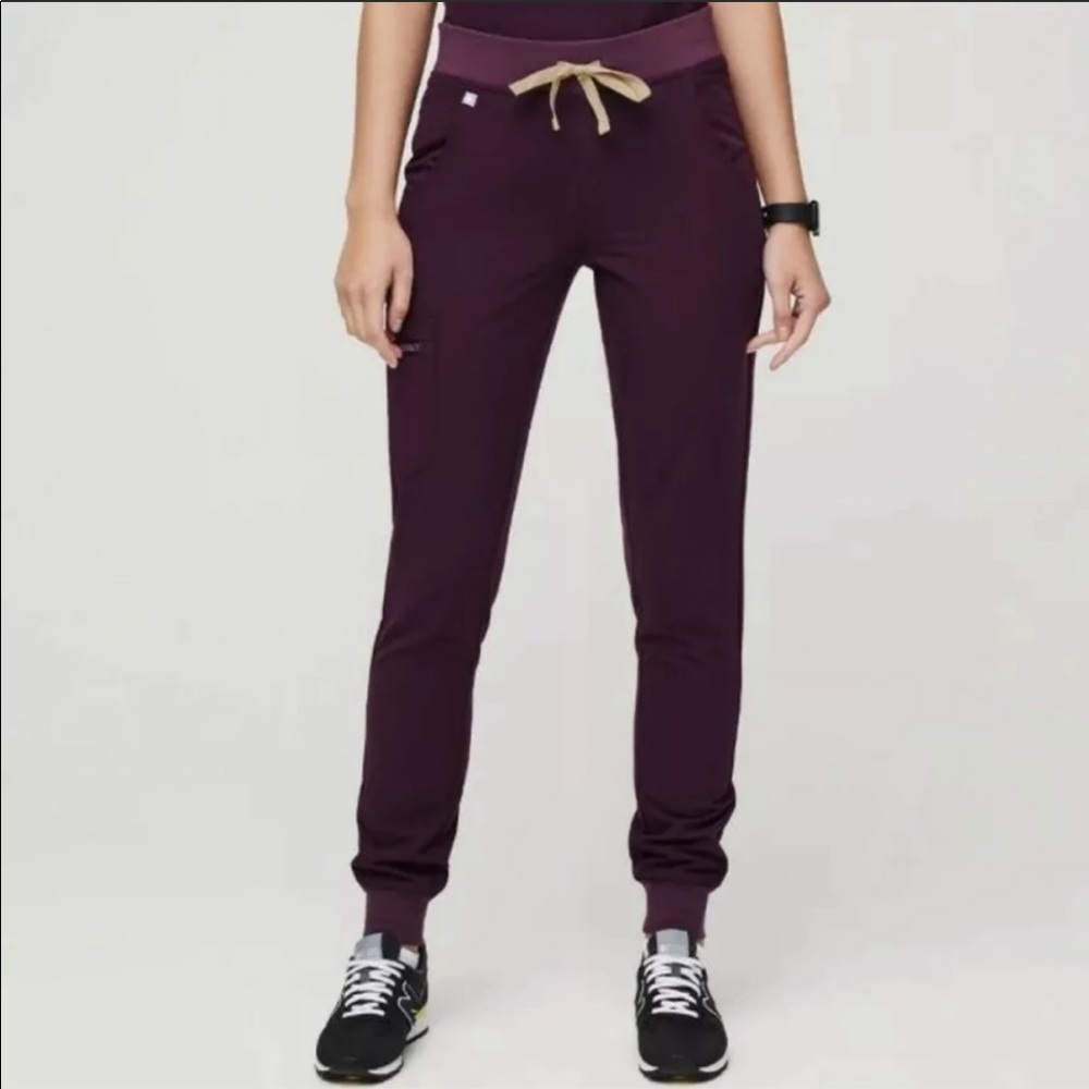 Figs Zamora Deep Purple Joggers Size S or M Reg
